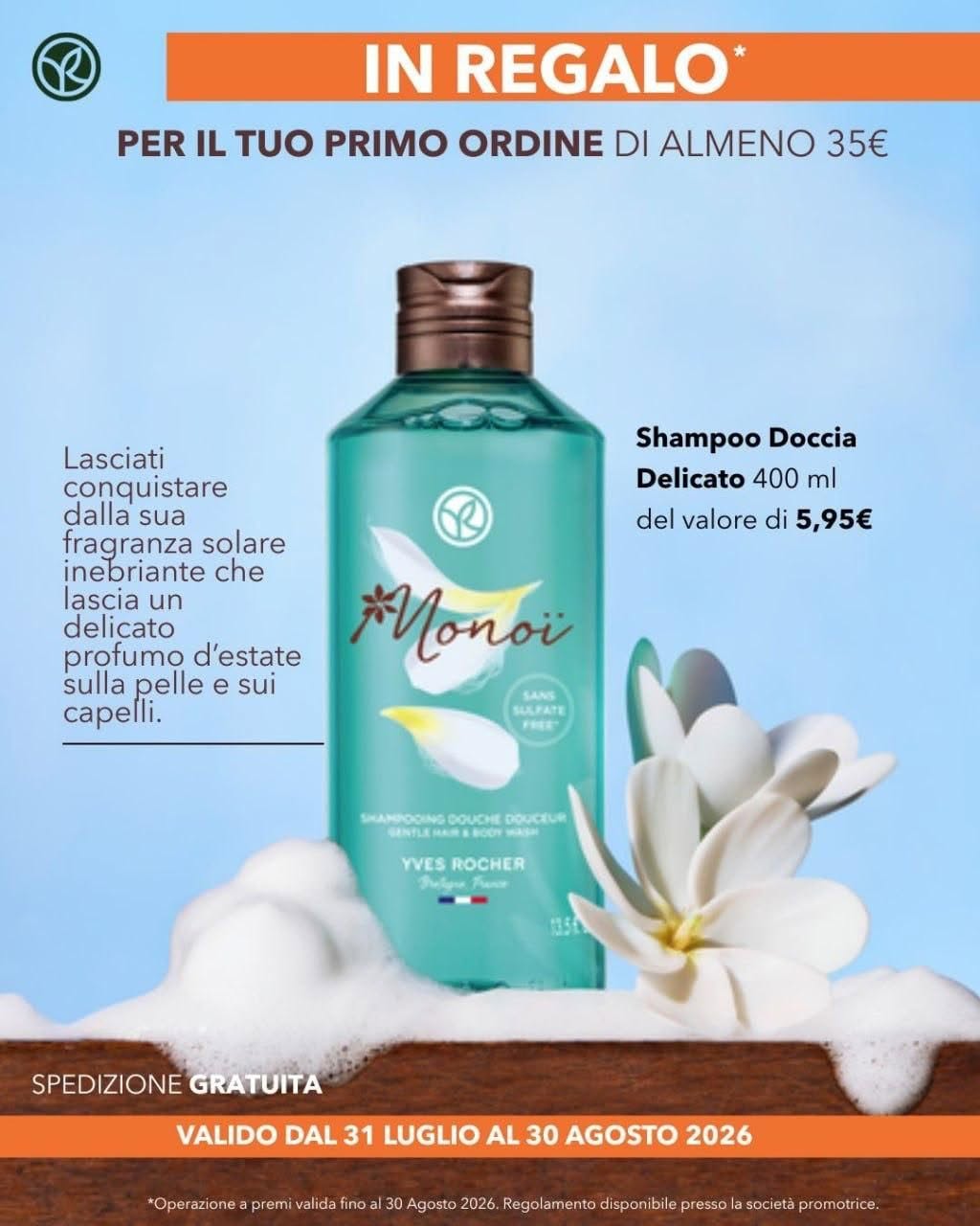 REGALO PRIMO ORDINE AGOSTO 2026